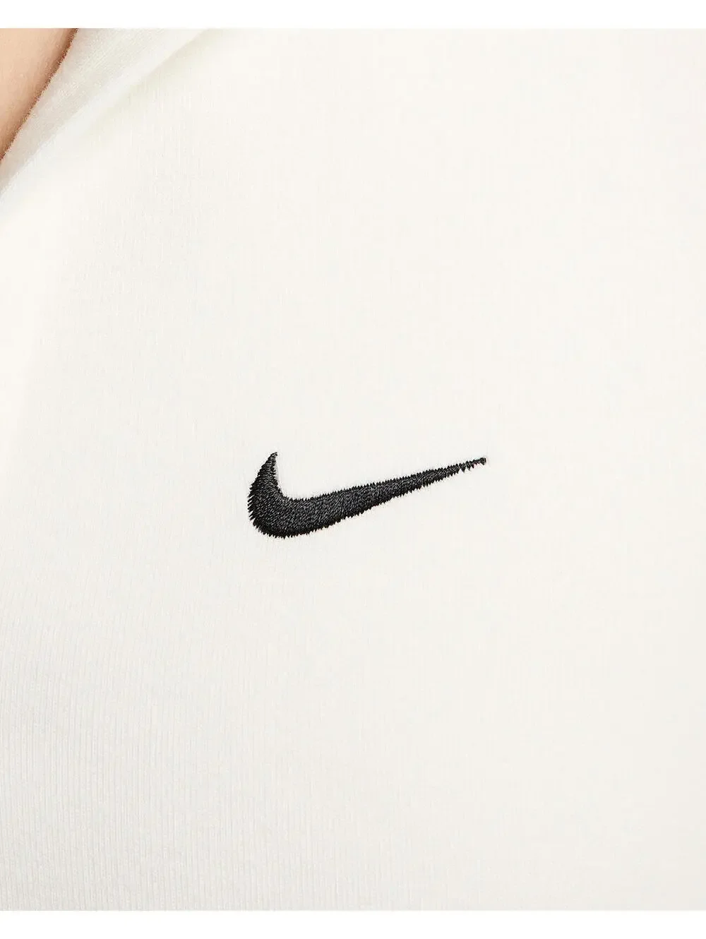 Nike Sportswear Essential Women's Short-Sleeve Polo Top Sail/Black NWT XXL